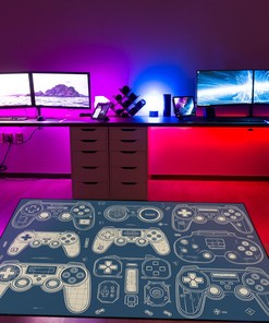 Customizable Black and White Arcade Pattern Rug - Ideal for Home Decoration