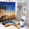 Cute Dolphins Shower Curtain for Waterproof and Fun Bathroom Decor