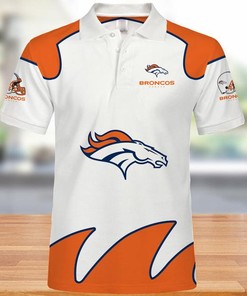 Denver Broncos 3D All Over Print Polo Shirt - Ideal Fan Gift