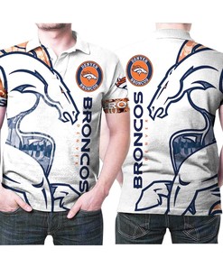 Denver Broncos 3D All Over Print Polo Shirt - Perfect for Broncos Fans