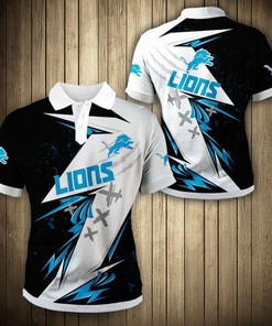 Detroit Lions Graffiti Polo Shirt - Ideal Gift for Lions Fans