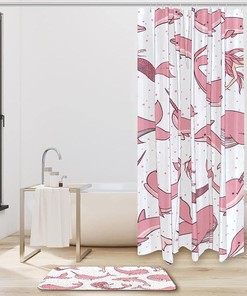 Dolphins and Mermaids Shower Curtain for Bathroom Decor