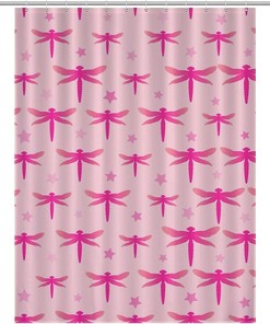 Dragonflies Printed Shower Curtain for Bathroom Decor