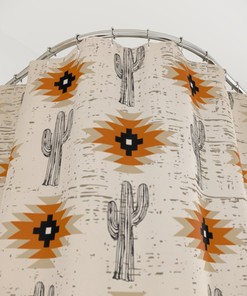 Earth Tone Western Aztec Shower Curtain for Bathroom Decor, Housewarming Gift