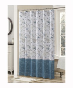 European Style Marine Starfish Shower Curtain - Aesthetic and Practical Addition to Any Bathroom
