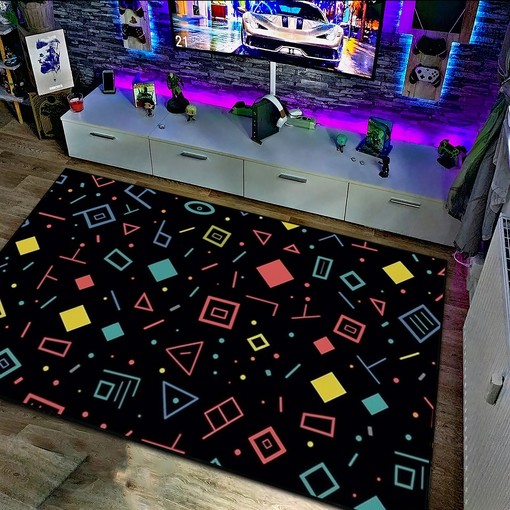 Eye-catching Arcade Pattern Personalized Rug