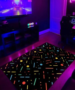 Eye-catching Geometric Arcade Pattern Area Rug