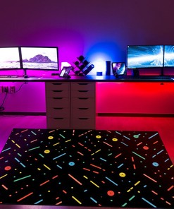 Eye-catching Geometric Arcade Pattern Area Rug