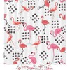 Flamingos Watercolor Shower Curtain - Bathroom Mat Waterproof