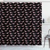 Funky Cheshire Cat Kitten Shower Curtain for Alice in Wonderland Bathroom Decor 