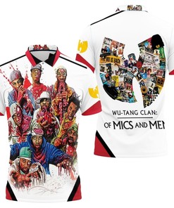 Funny Zombie Hip Hop Wu Tang Clan Polo Shirt for Fans