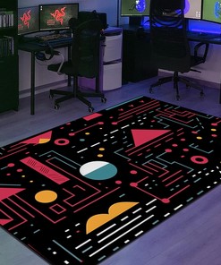 Geometric Arcade Pattern Personalized Area Rug