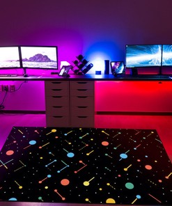 Geometric Arcade Pattern with Multiply and Dot Design Rug