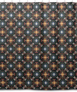 Geometric Shapes Shower Curtain - Modern Home Bathroom Hotel Spa Decorations