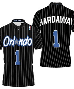 Great Player Orlando Magic Penny Hardaway #1 Polo Shirt - Perfect Fan Gift