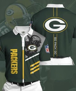 Green Bay Packers American Football All Over Print 3D Polo Shirt - Perfect Gift for Fans
