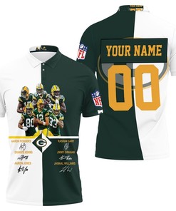 Green Bay Packers Fan 3D Personalized Polo Shirt - Signed Gift for Fans