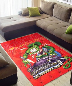 Hammer It and Cruise with Rat Fink Hot Rod Rug
