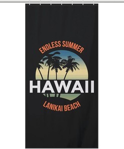 Hawaii Bath Shower Curtain for Bathroom Decor