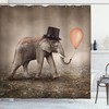 Illusionist Elephant Shower Curtain - Surreal Bathroom Decor
