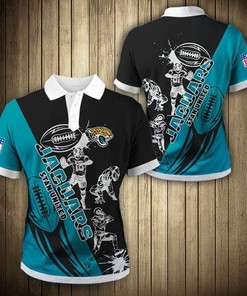 Jacksonville Jaguars Casual 3D Polo Shirt - Modern Casual Polo for Jaguars Fans
