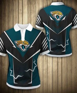 Jacksonville Jaguars Flame Polo Shirt - Hot Polo for Jaguars Fans