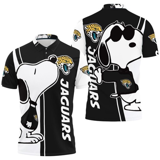 Jacksonville Jaguars Snoopy Lover 3D Printed Polo Shirt - Charming Polo for Jaguars Fans