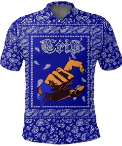 Looking for a Unique Polo Shirt? Check out this Crips Gang Skull Polo Shirt
