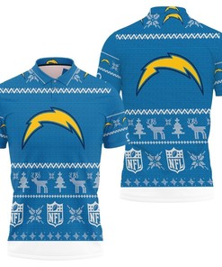 Los Angeles Chargers NFL Ugly Sweatshirt Christmas - 3D Polo Shirt All Over Print