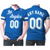 Los Angeles Lakers 1996-97 Hardwood Classics Royal Blue Polo Shirt with Custom Name