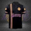 Men's Los Angeles Lakers 3D Polo Shirt - Eye-Catching and Unique