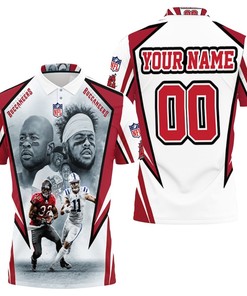 Michael Pittman Jr 11 Tampa Bay Buccaneers Michael Pittman Sr 32 3D Personalized Polo Shirt: Gift for Fans