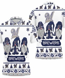 Milwaukee Brewers Christmas Gnomes Ugly Sweatshirt - Perfect Gift for Fans