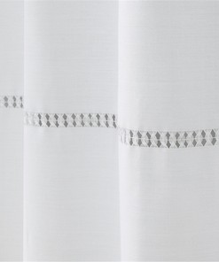 Minimalist Art Bohemian Tassel Shower Curtain for Chic Bathroom Decor