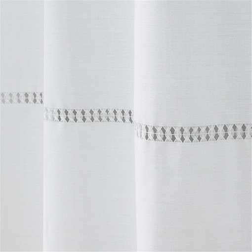 Minimalist Art Bohemian Tassel Shower Curtain for Chic Bathroom Decor