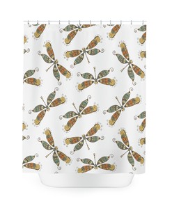 Minimalist Polyester Shower Curtain