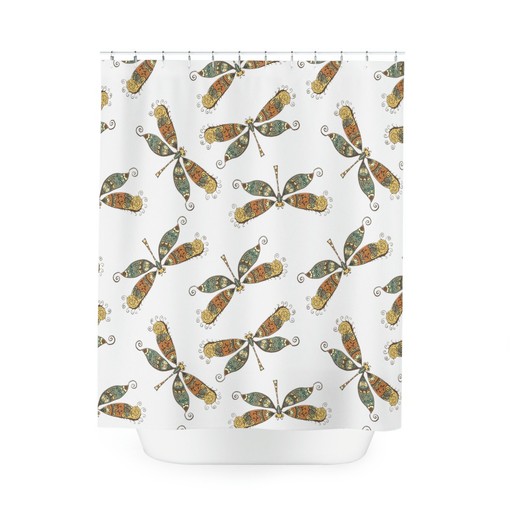 Minimalist Polyester Shower Curtain