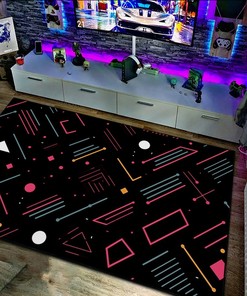 Modern Geometric Arcade Pattern Customizable Area Rug
