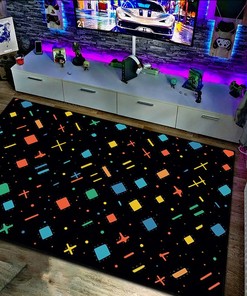 Modern Geometric Arcade Pattern Customizable Rug