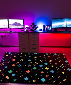 Modern Geometric Arcade Pattern Customizable Rug