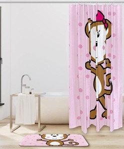 Monkey Shower Curtain - Perfect addition to your bathroom decor