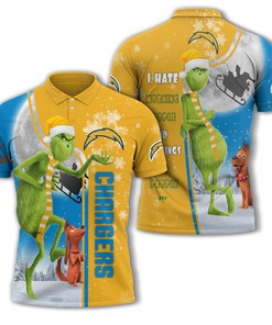 NFL Los Angeles Chargers 3D All Over Print Polo Shirt - Gift for Fans 2021