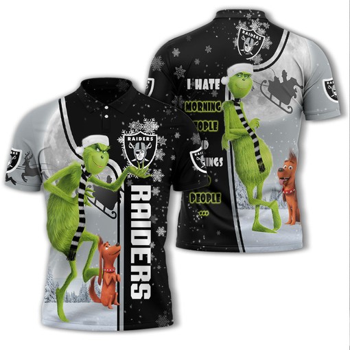 NFL Oakland Raiders 3D All Over Print Polo Shirt - Gift for Fans 2021
