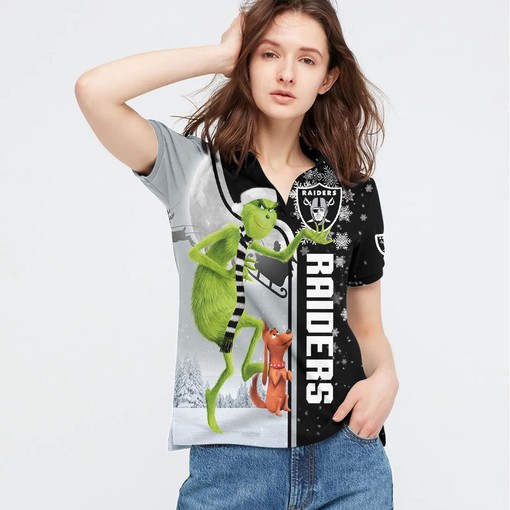 NFL Oakland Raiders 3D All Over Print Polo Shirt - Gift for Fans 2021