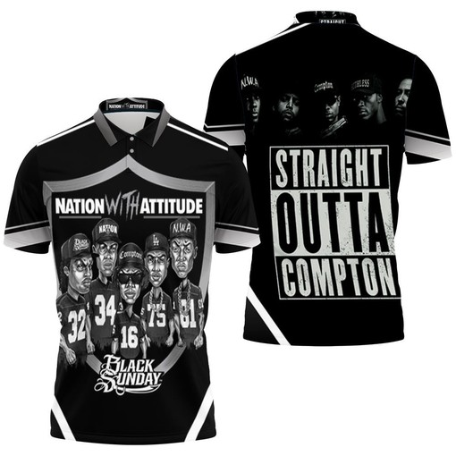 N.W.A. Oakland Raiders Collapse Polo Shirt for Rap Fans