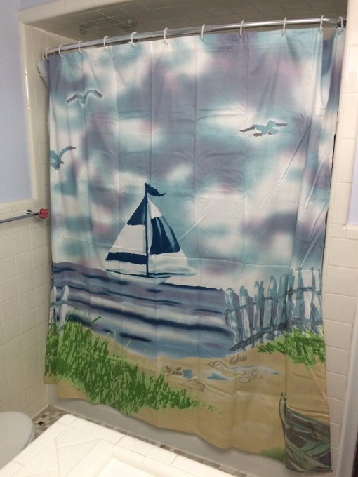 Nautical and Beachy Seashells Shower Curtain for a Refreshing Bathroom Decor