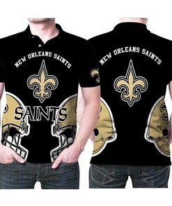 New Orleans Saints American Football Team Logo Polo Shirt - Perfect Gift for Fans