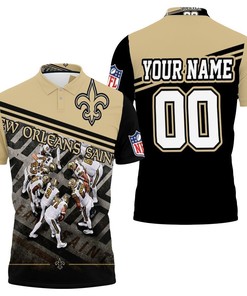 New Orleans Saints NFC South Champs 2020 Personalized All Over Print 3D Polo Shirt - Perfect Gift for Fans
