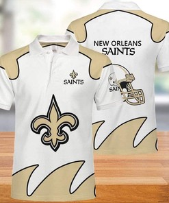 New Orleans Saints Summer Short Top Branding Trends 3D Polo Shirt - Gift for Fans
