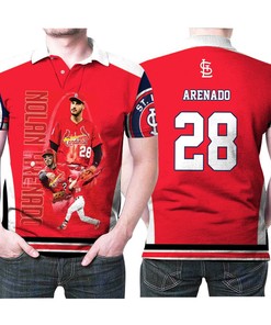 Nolan Arenado 28 Great Player Mlb Baseball Team Logo Polo Shirt - Perfect Gift for Fans
